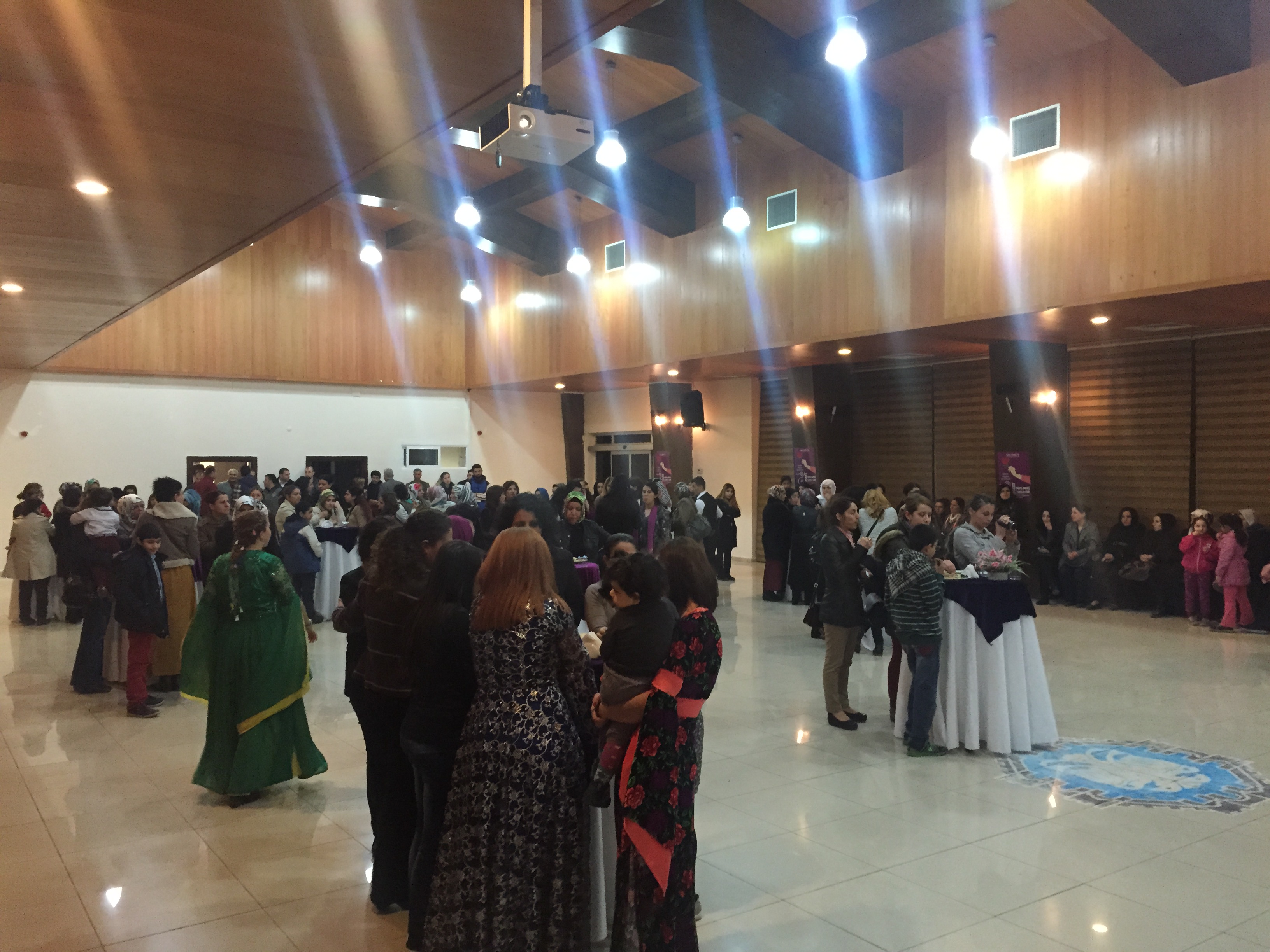 Diyarbakır'da da DİSK'li kadınlar Sümerpark Resepsiyon Salonu'ndaki  etkinlikte bir araya geldi