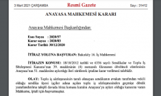Anayasa Mahkemesi dayanışma aidatı ile toplu iş sözleşmesinden yararlanmaya ilişkin sınırlayıcı kuralı iptal etti