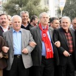 Milas'ta özelleştirmeye karşı mitinge DİSK'ten destek