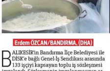 DİSK Genel Başkanı Kani Beko Bandırma'da