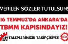 DİSK’li Somalı Maden İşçileri 16 Temmuz’da (YARIN) TBMM’ye yürüyor!