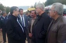 DİSK Genel Başkanı Kani Beko, Ermenek’te Çalışma Bakanı Faruk Çelik ve Enerji Bakanı Taner Yıldız’la görüştü