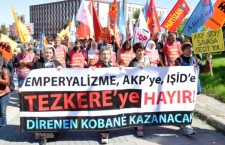 Savaş ve IŞİD'e destek tezkeresine karşı eylemler (Foto galeri)