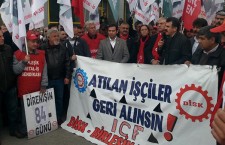 ICF Isı Cihazları’nda işten atılan Birleşik Metal-İş üyesi işçilerin direnişi sürüyor!..
