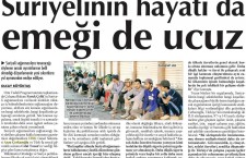 Suriyeli'nin hayatı da emeği de ucuz (Cumhuriyet)