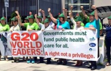 G20 liderlerine: Hükümetler hepimiz için kamu sağlık hizmetine kaynak ayırmalı. Bir hak ayrıcalık değildir