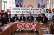 "Asgari Ücret 1800 Net" basın açıklaması