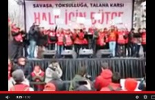 13 Aralık mitinginde #Direnİşçi kürsüsü (Video)