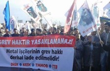 Grev hakkının engellenmesine karşı eylemler sürüyor