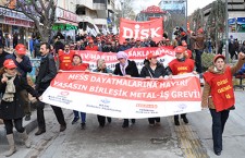 Ankara grev yasağına karşı haykırdı: Grev haktır yasaklanamaz!