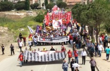 Soma'daki dev mitingde "yaşamı savunmak" için on bin kişi buluştu