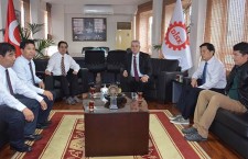 Çinli işçilerden taziye ziyareti