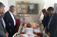DİSK’ten Emek-Barış-Demokrasi mitingindeki saldırıda yaralananlara ziyaret