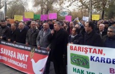 Gaziantep’te yüzlerce emekçi barış için buluştu