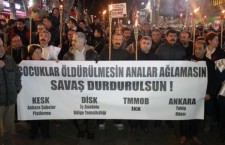 Ankara “Çocuklar öldürülmesin” diye yürüdü