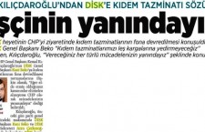 CHP Genel Başkanı ile görüşmenin basına yansımaları