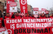 Edirneli işçiler “Kıdem tazminatlarımız iş güvencemizdir, dokunma!” dedi