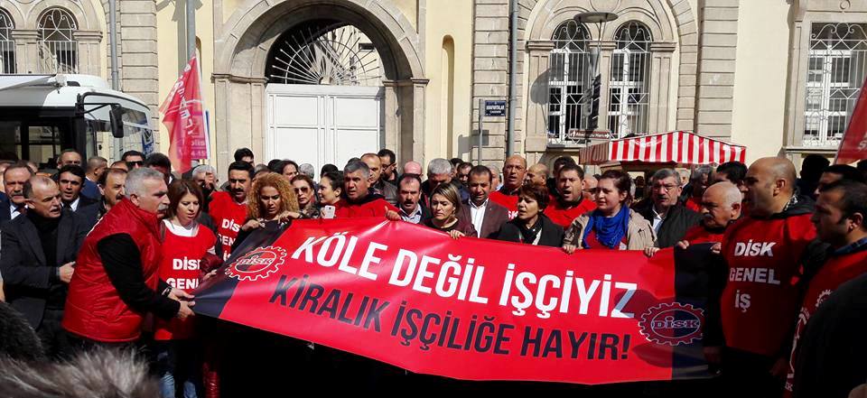 İzmir'deki basın açıklaması Konak'ta gerçekleştirildi