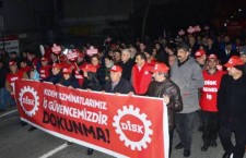 İşçiler Kartal’da kıdem tazminatı için yürüdü
