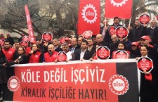“Kiralık işçiliğe” karşı eylemler sürüyor