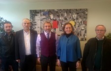 Cumhuriyet gazetesine dayanışma ziyareti