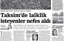Genel Başkanımızın Taksim mitingi değerlendirmeleri