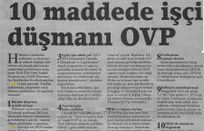 Orta Vadeli Programa dair görüşlerimizin basına yansımaları