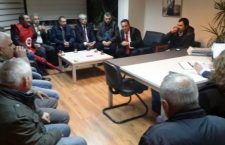 Cumhuriyet Gazetesi Ankara Temsilciliğine dayanışma ziyareti