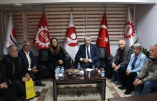Suruç Aileleri DİSK’i ziyaret etti