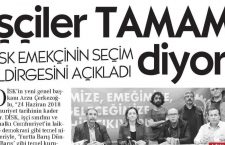 Basında İşçilerin Seçim Bildirgesi