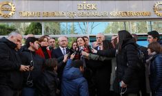 Kılıçdaroğlu’ndan DİSK’e ziyaret