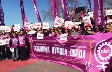 Kadın işçiler taleplerini 8 Mart’ta yükseltti