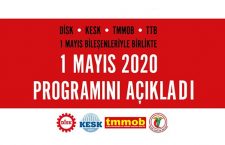 Emek ve bilim ile kurulacak YENİ BİR TOPLUMSAL DÜZEN için: YAŞASIN 1 MAYIS!