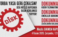 Kıdem tazminatı ve emeklilik hakkını savunmak için meclis önündeyiz! 