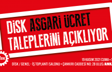 DİSK Asgari Ücret taleplerini açıklıyor