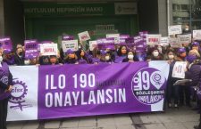 Ankara: ILO 190 Onaylansın talebiyle kent kent mücadele sürüyor