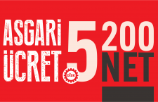Asgari Ücret 5.200 Net talebiyle Çalışma Bakanlığı önündeyiz