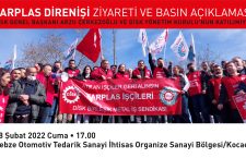 İnsanca bir yaşam ve sendika hakkı için direnen Farplas işçilerinin yanındayız!