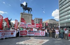 NATO savaş, işçiler barış istiyor